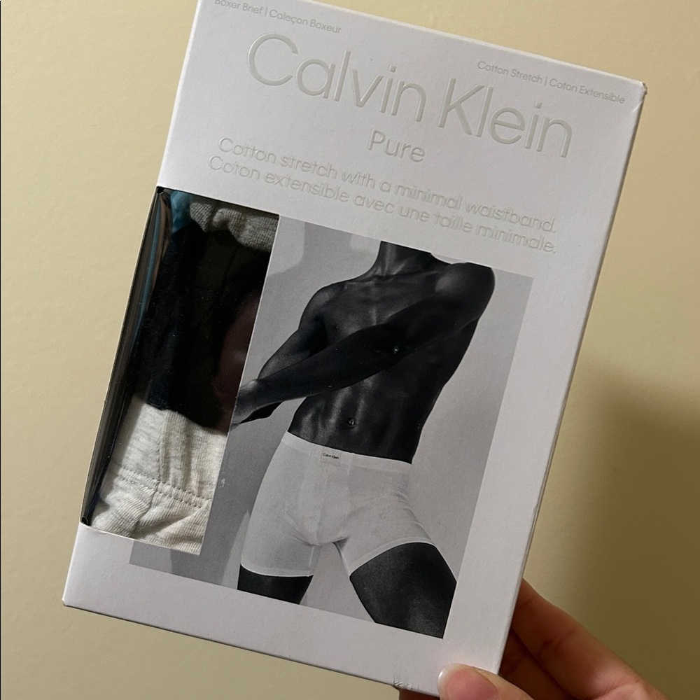Calvin Klein men’s 3 pack cotton stretch boxer